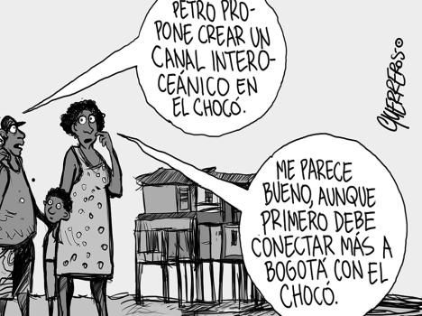 Propuestas de doble vía - Caricatura de Guerreros