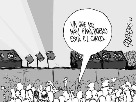 Hubo concierto - Caricatura de Guerreros