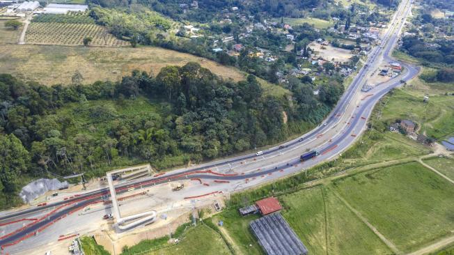 Vía Bogotá - Girardot, en el sector de Valsalice