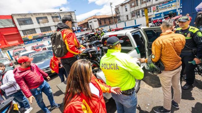 Operativos de seguridad en Bogotá