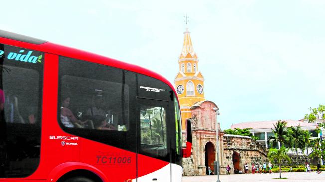 El sistema de transporte masivo de Cartagena fue inaugurado en 2015.