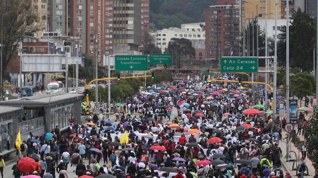 La marcha convocada por Fecode saldrá desde el Parque Nacional hasta la Plaza de Bolívar.