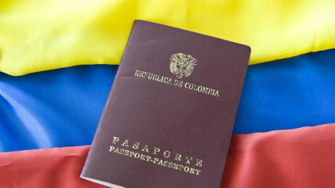 Pasaporte colombiano.