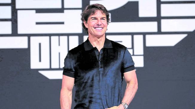 Tom Cruise durante una conferencia de prensa con motivo de ‘Top Gun: Maverick’ en el Lotte Hotel de Seúl (Corea del Sur), el 20 de junio de 2022.