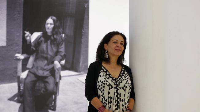 Cristina Kahlo, sobrina nieta de Frida, estuvo al frente de la muestra.