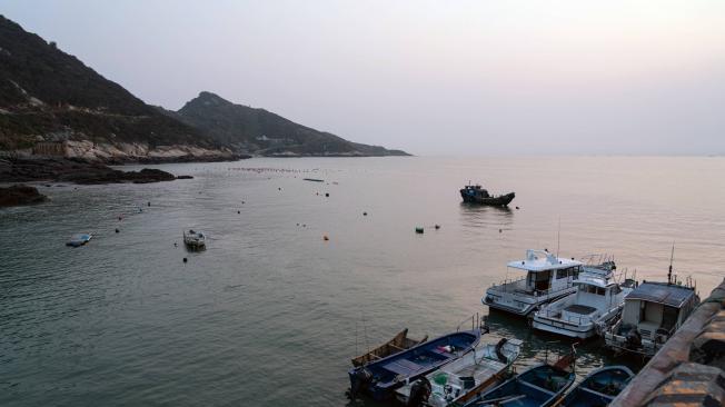 Puerto Qiao Zi, en Taiwán, cerca a territorio chino.