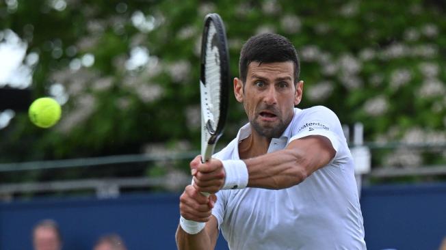 Djokovic, en Wimbledon 2023.