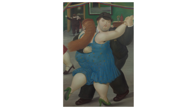 Fernando Botero. Pareja bailando 1987. Museo Nacional.