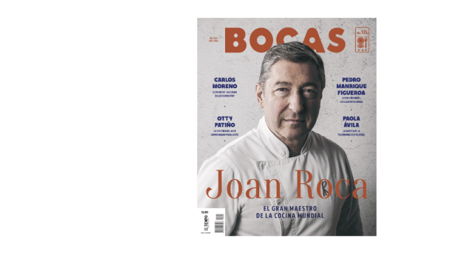 El chef Joan Roca es la portada de la edición #135 de la Revista BOCAS