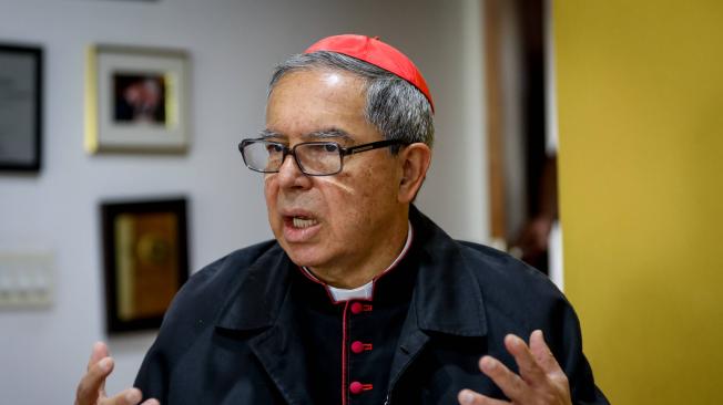 Monseñor Luis José Rueda Aparicio, Cardenal en entrevista con el periódico El Tiempo hoy 21 de diciembre del 2023. FOTO MAURICIO MORENO EL TIEMPO CEET