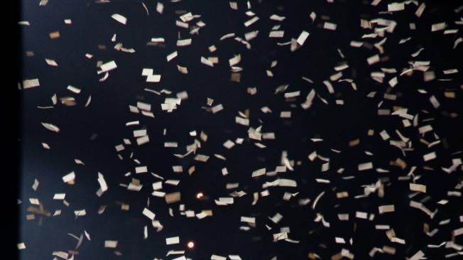 El DJ neerlandés Martin Garrix, durante su presentación en el Movistar Arena en Bogotá, el 23 de febrero de 2024.