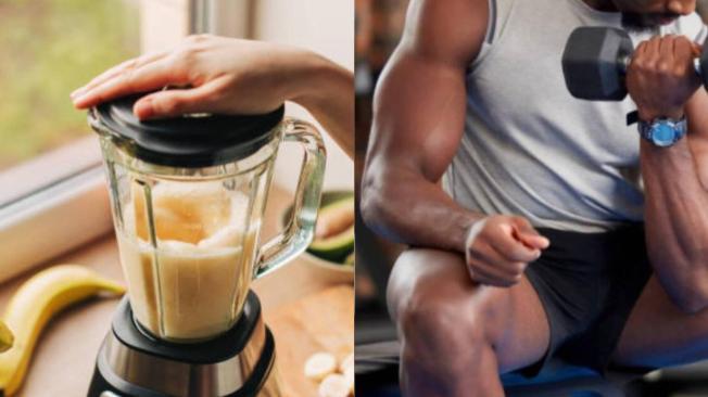 El batido fácil de hacer que ayuda a ganar masa muscular.