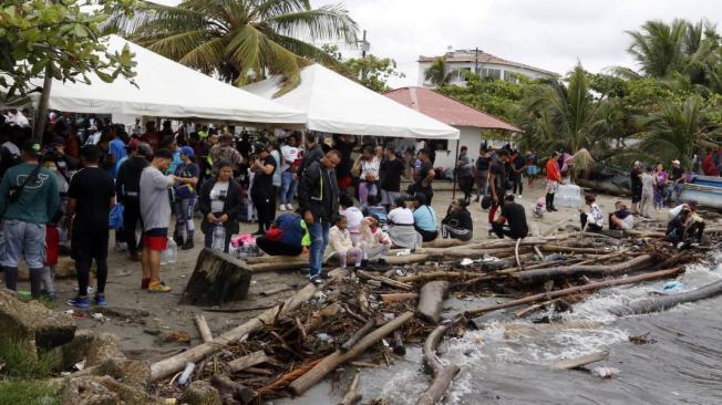 Imagen del tapón del Darién. Estados Unidos pide un reporte sobre los avances que tiene Colombia para controlar esta ruta migratoria.