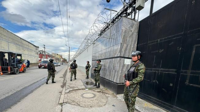 Policía Militar en la cárcel La Modelo.