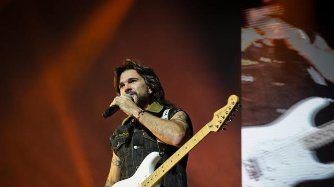 Juanes, en el Movistar Arena, durante su gira 'Juan Es Colombia'