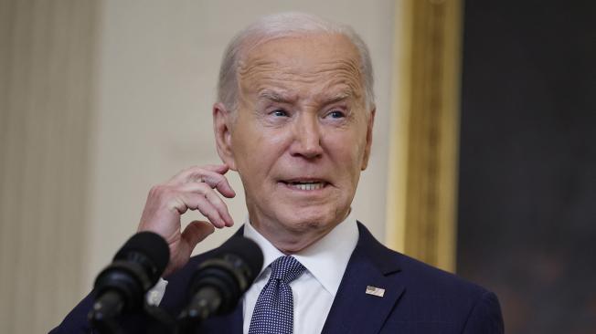 El presidente de Estados Unidos, Joe Biden, en una rueda de prensa en la Casa Blanca.