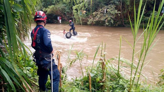 Accidente en río de Moniquirá, Boyacá.