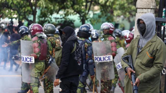 Protestas en Kenia.