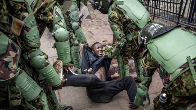 Protestas en Kenia contra un polémico proyecto de ley fiscal.