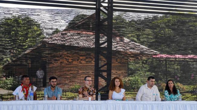 La ministra de Ciencia, Tecnología e Innovación, Yesenia Olaya, durante  la 4ta Asamblea Científico Popular en Putumayo