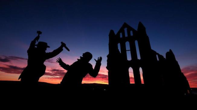 La histórica Abadía de Whitby, en Reino Unido,  es famosa por ser la inspiración detrás de Drácula de Bram Stoker.