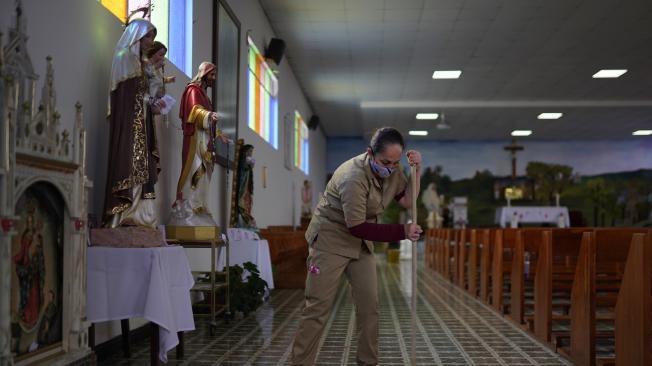 Cárcel El Buen Pastor, en Bogotá.