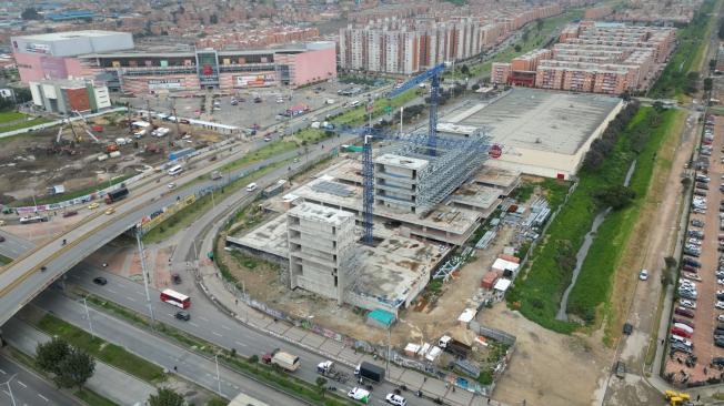 Construcción del nuevo complejo universitario de Soacha.