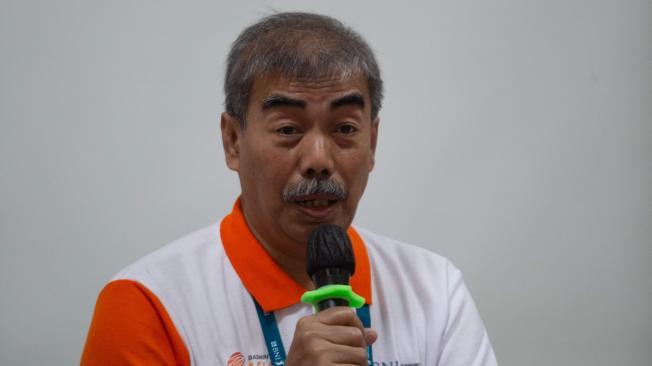 Broto Happy, vocero de la federación de badminton de Indonesia.