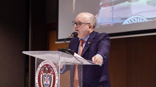 Magistrado José Fernando Reyes Cuartas, presidente de la Corte Constitucional.