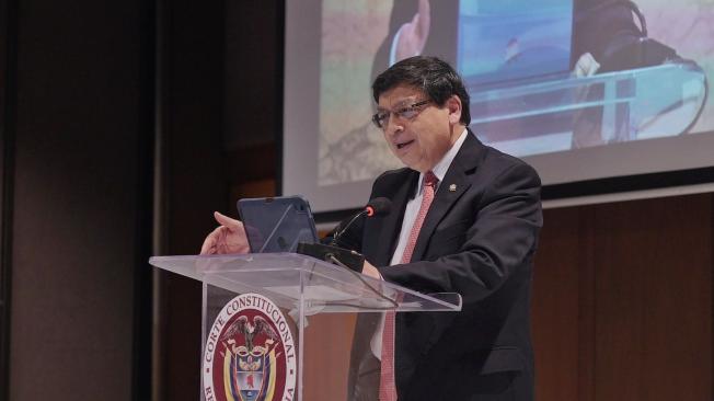 Magistrado Jorge Enrique Ibáñez, vicepresidente de la Corte Constitucional.