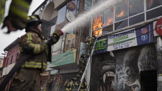 Incendio Bogotá.