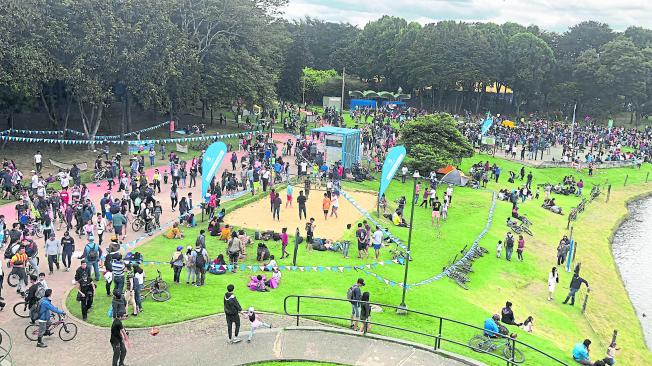 El parque Simón Bolívar es el escenario principal del Festival de Verano