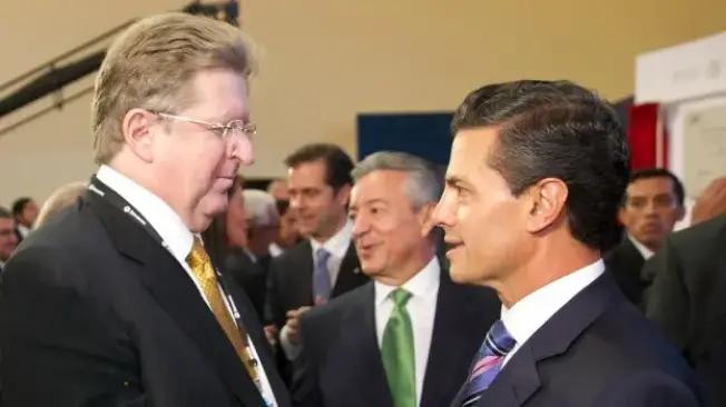 Germán Larrea y el presidente Enrique Peña Nieto