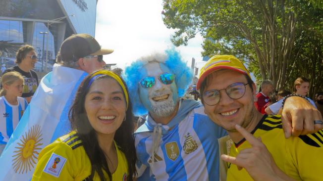 Hinchas disfrutan de su paso por la Copa América 2024 que se juega en territorio norteamericano.