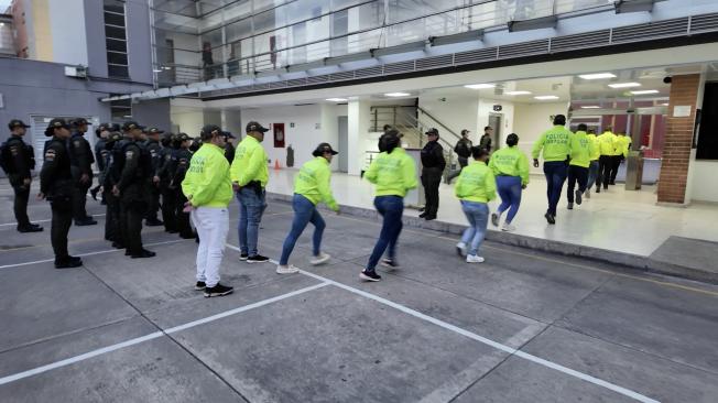 Operativo del Gaula de la Policía Metropolitana de Bogotá