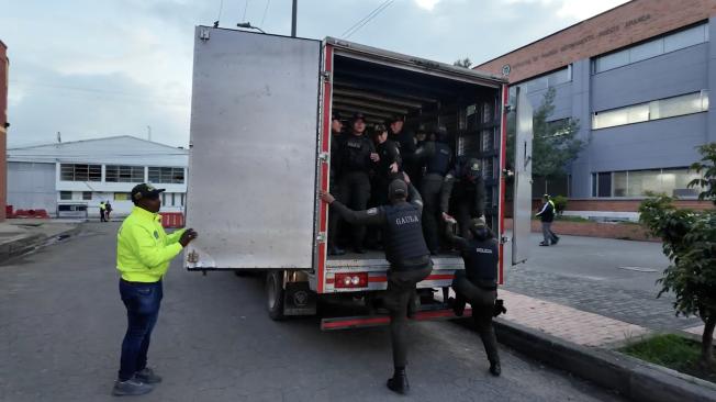 Operativo del Gaula de la Policía Metropolitana de Bogotá