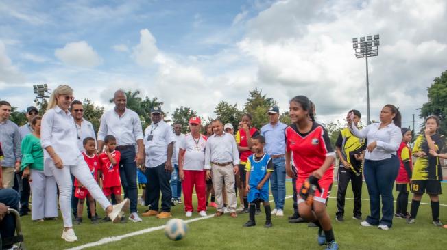 Apertura del parque contó con las principales autoridades deportivas