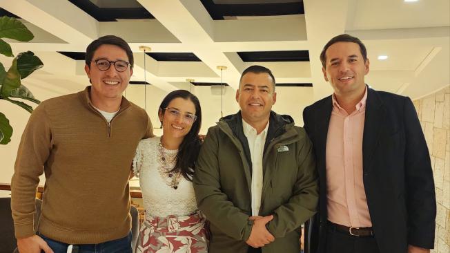 Duvalier Sánchez, Martha Alfonso, Jaime Salamanca y Wilmer Castellanos.