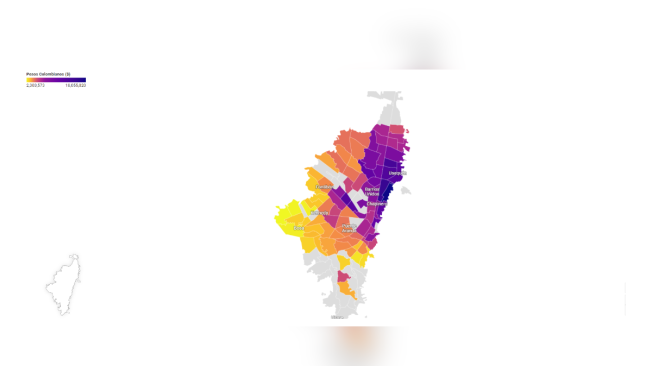 Gráfico del informe de Juan Sebastián Herrera, especialista Big Data y Machine Learning en el Mercado Inmobiliario de la Universidad de los Andes