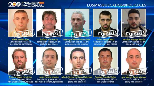 Los 10 más buscados en España.