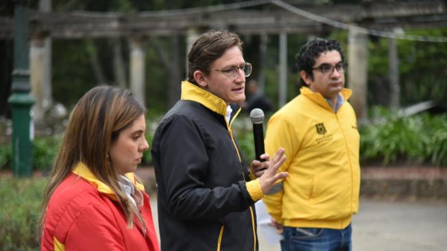 Gustavo Quintero, secretario de Gobierno, Roberto Angulo, secretario de Integración Social e   Isabelita Mercado, consejera de Paz, Víctimas y Reconciliación.