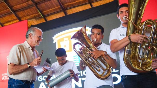 La presentación de la OVA se realizó en la sede de este colectivo de artistas en el municipio de Baranoa.