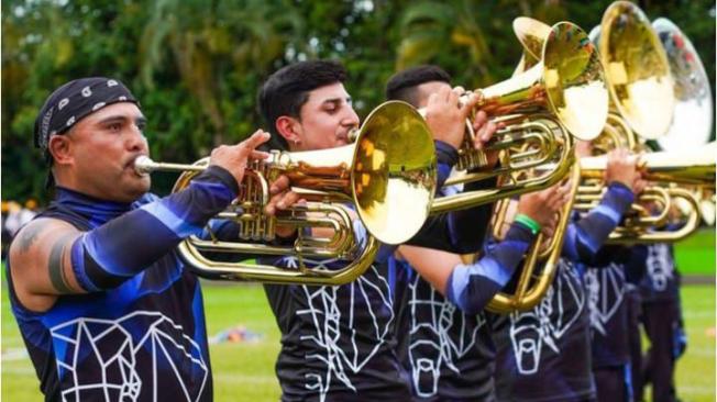 La banda marcial de Chía, “Vivace Drum and Bugle Corps”, única representante de Colombia en el mundial de bandas obtuvo la máxima presea.