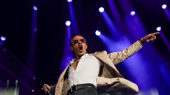 Bogotá 01 de agosto 2024.
Marc Anthony se presentó en el Coliseo MedPlus como parte de su gira "Historia Tour 2024" en donde miles de personas cantaron sus mayores exitos de salsa, bolero, balada y pop latino.