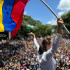 María Corina Machado en la manifestación de este sábado.