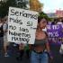 Rechazo al maltrato en todas sus formas y al abuso sexual también están entre las arengas y pancartas de la marcha.