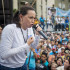 María Corina Machado en una concentración en Aragua.