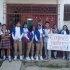 Los estudiantes de la Institución Educativa Bellavista en Malambo realizaron una protesta por la falta de fluido electrico.