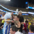 Pelea en el estadio Bank of America Stadium de Charlotte, en Carolina del Norte