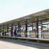Aspecto general de las renovadas estaciones de Transmetro en Barranquilla.